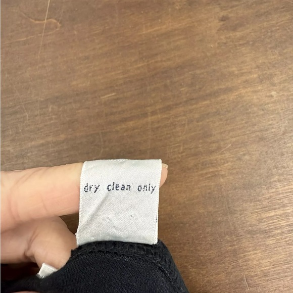 Vintage Ann Taylor Black Velvet Catsuit Bodysuit One Piece Long Sleeve Medium - Picture 11 of 12